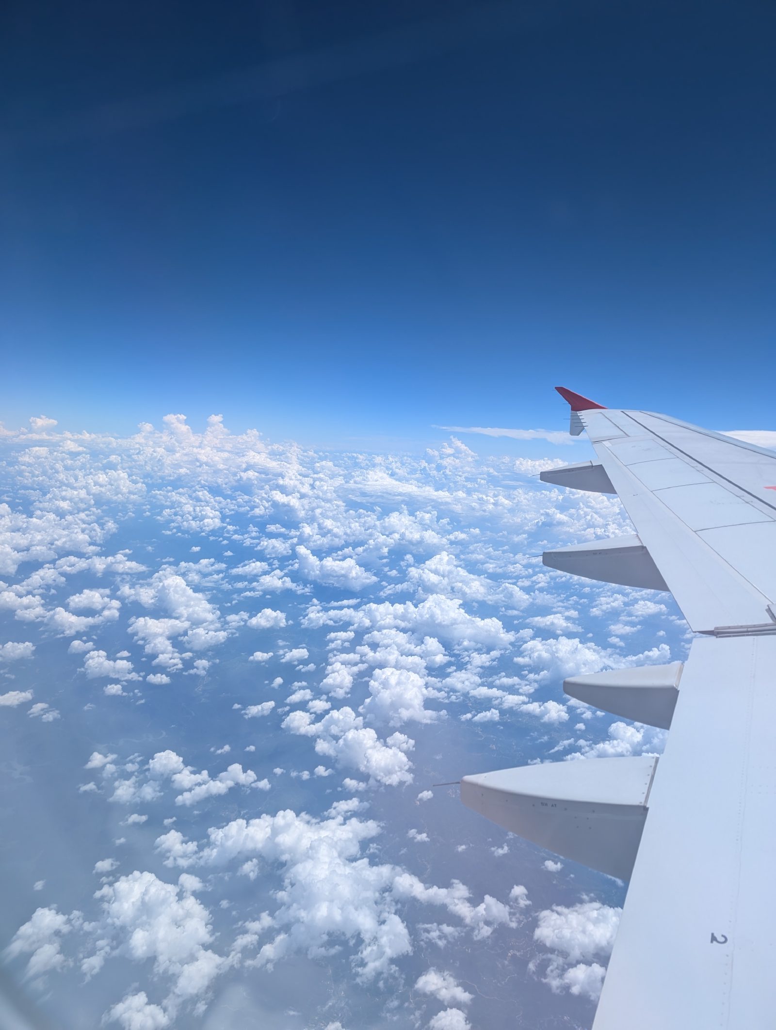 Cloud view from plane