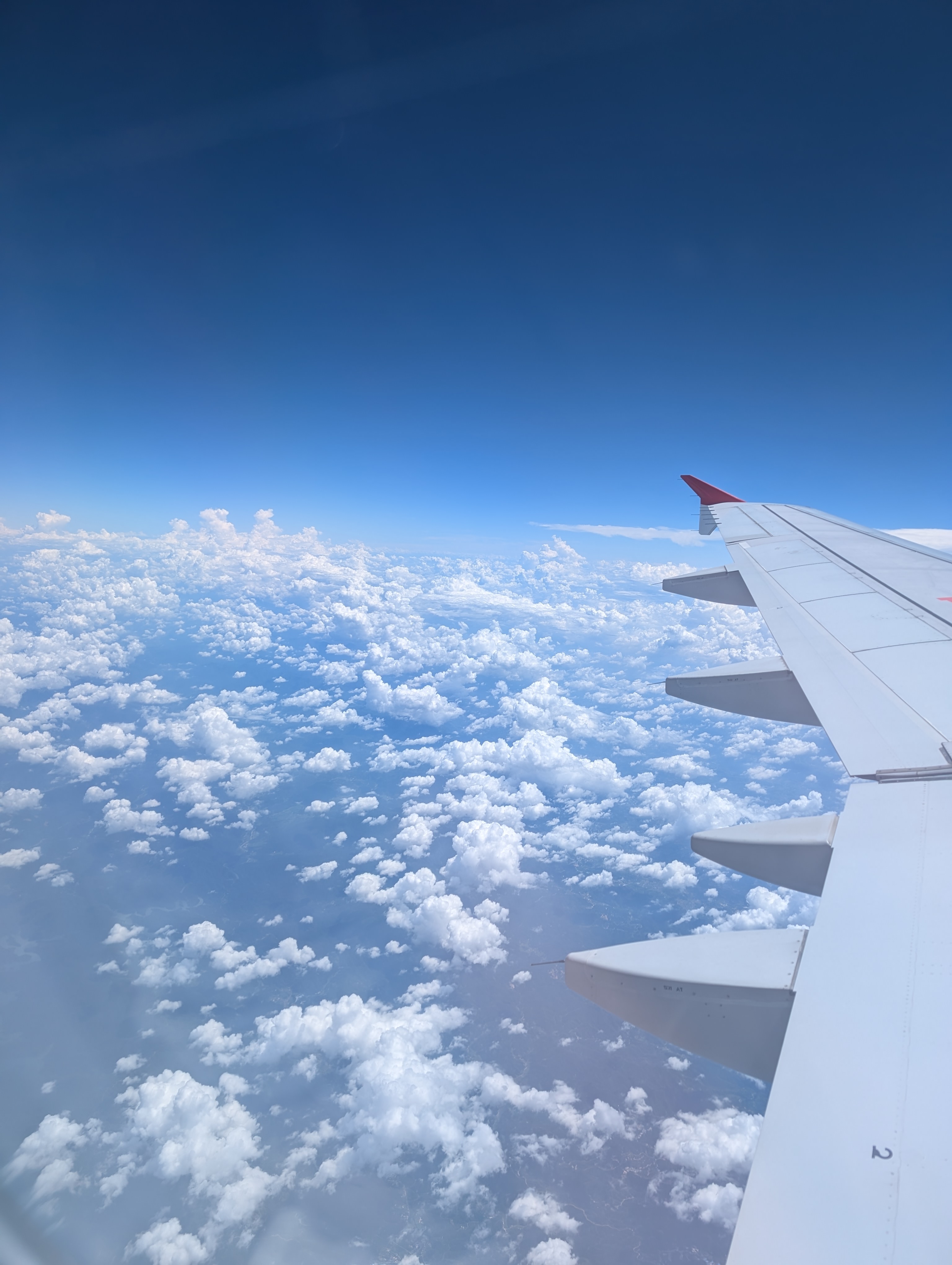 Cloud view from plane