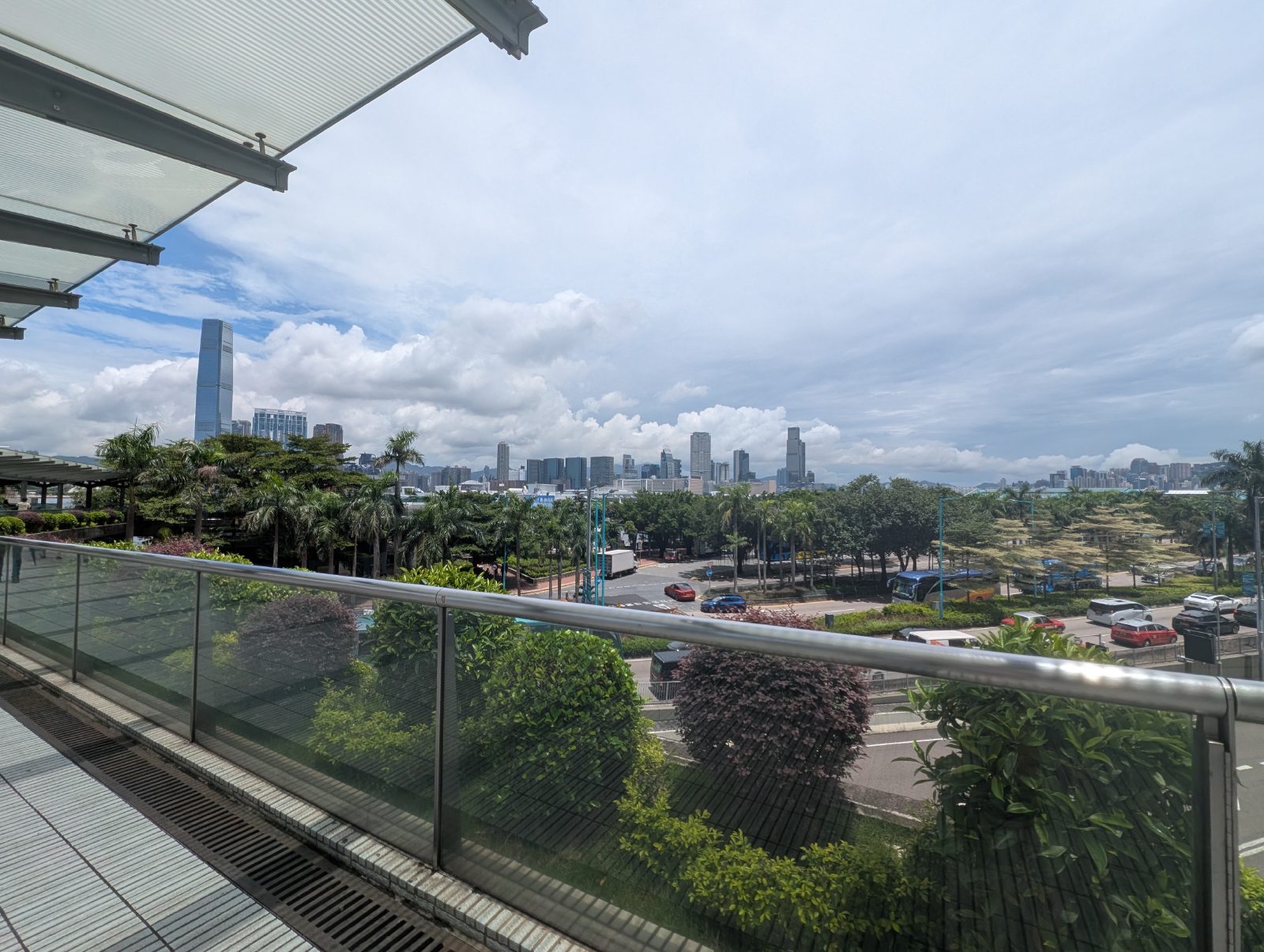 Nice view from a walkway