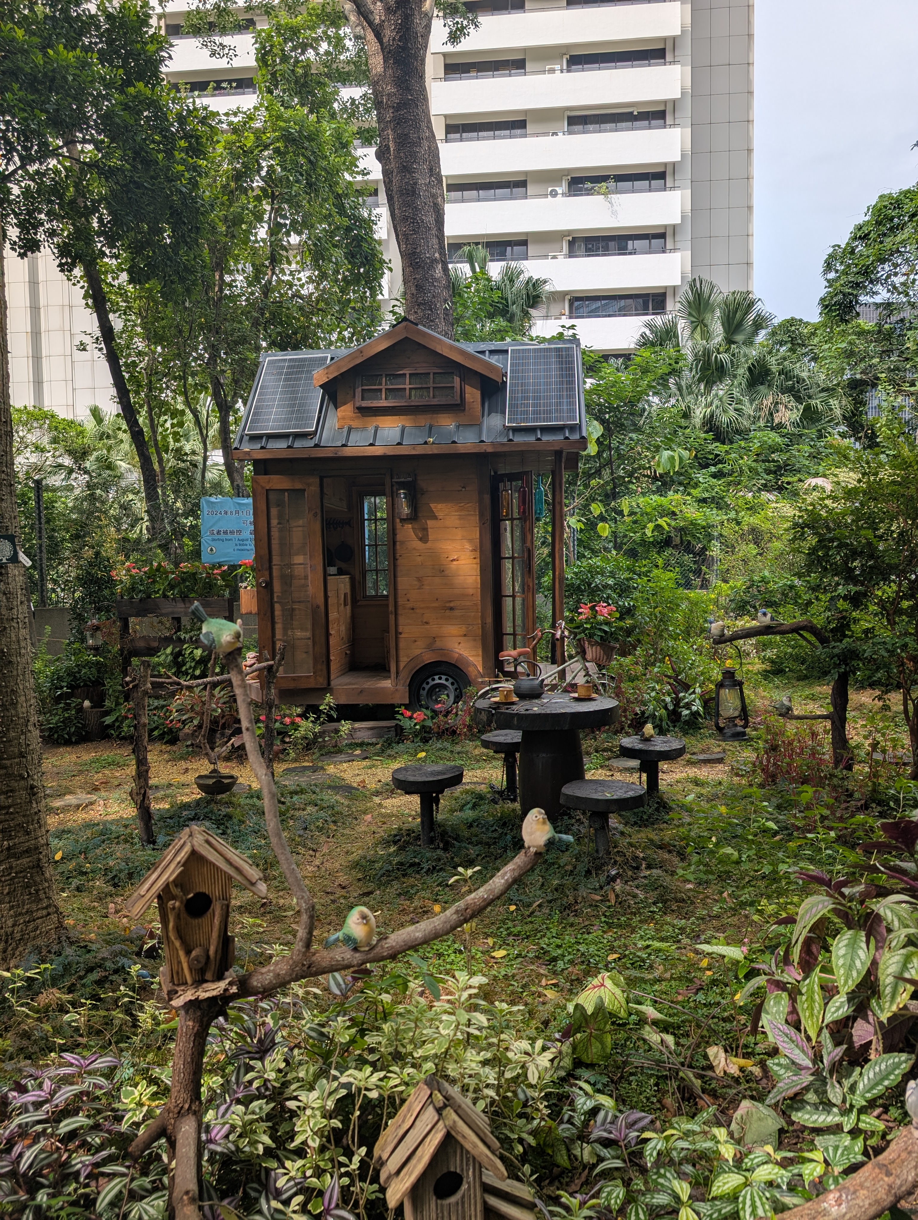 Dreamy little hut in the woods