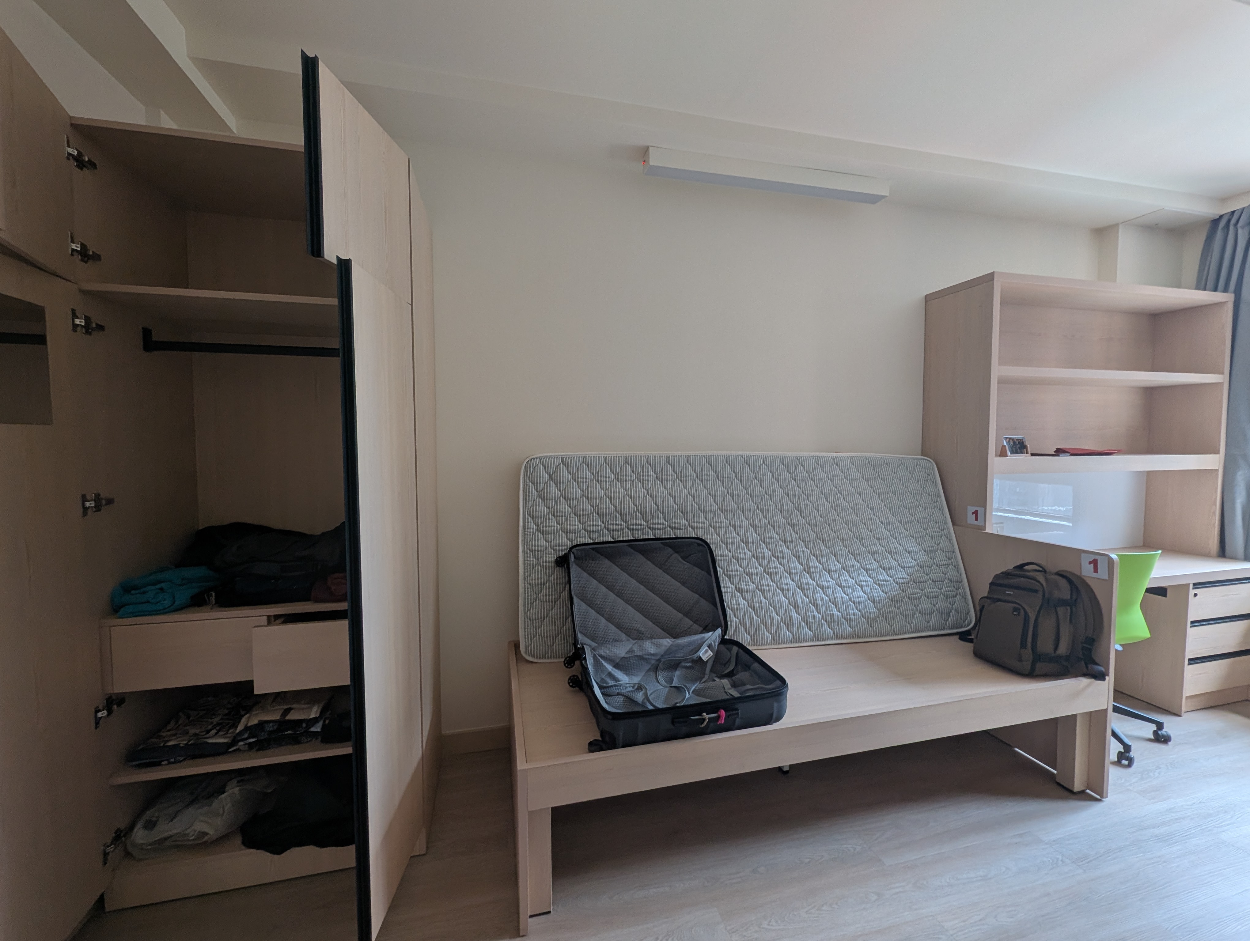 The new bedroom for at least the next few months