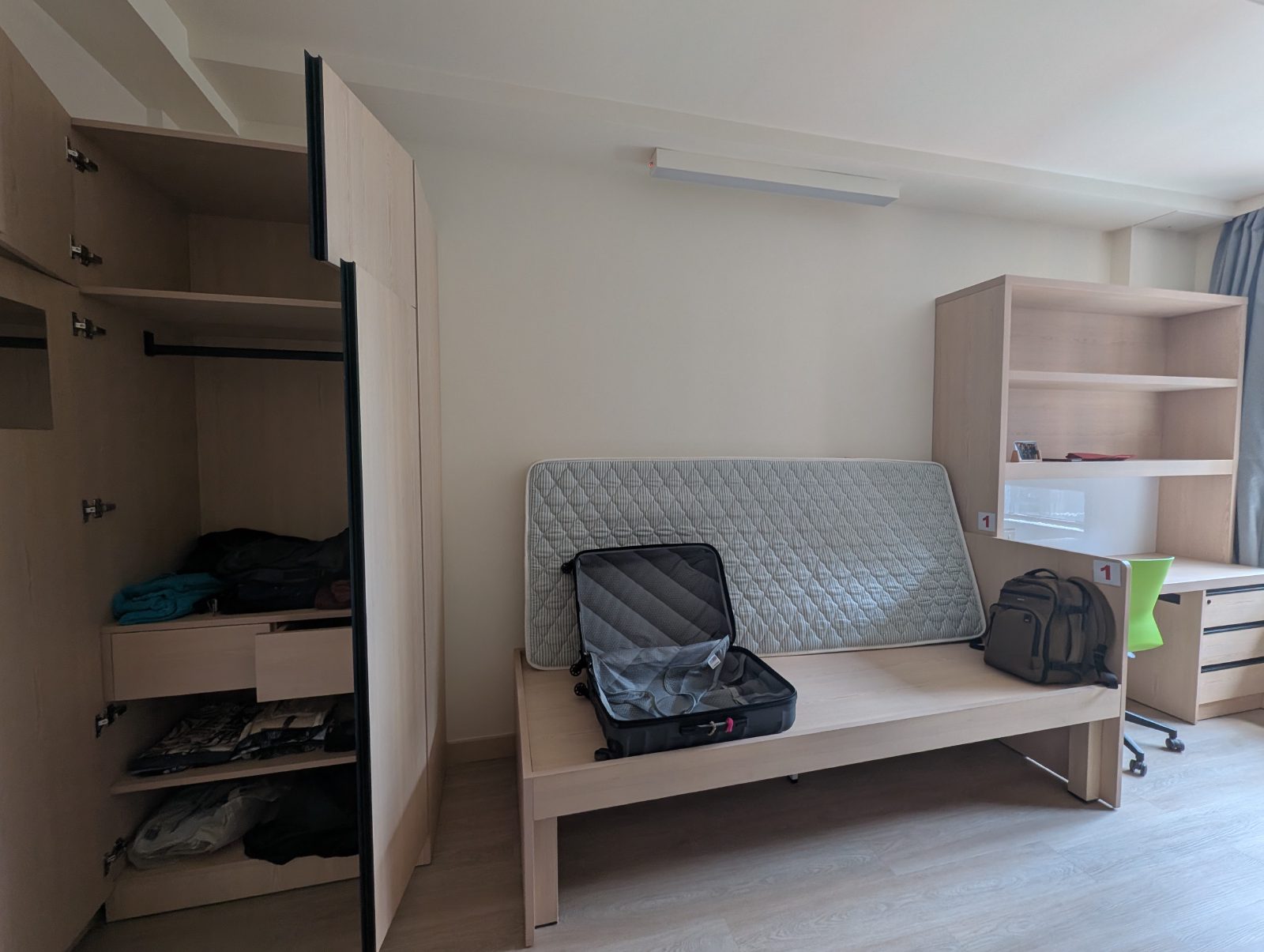 The new bedroom for at least the next few months