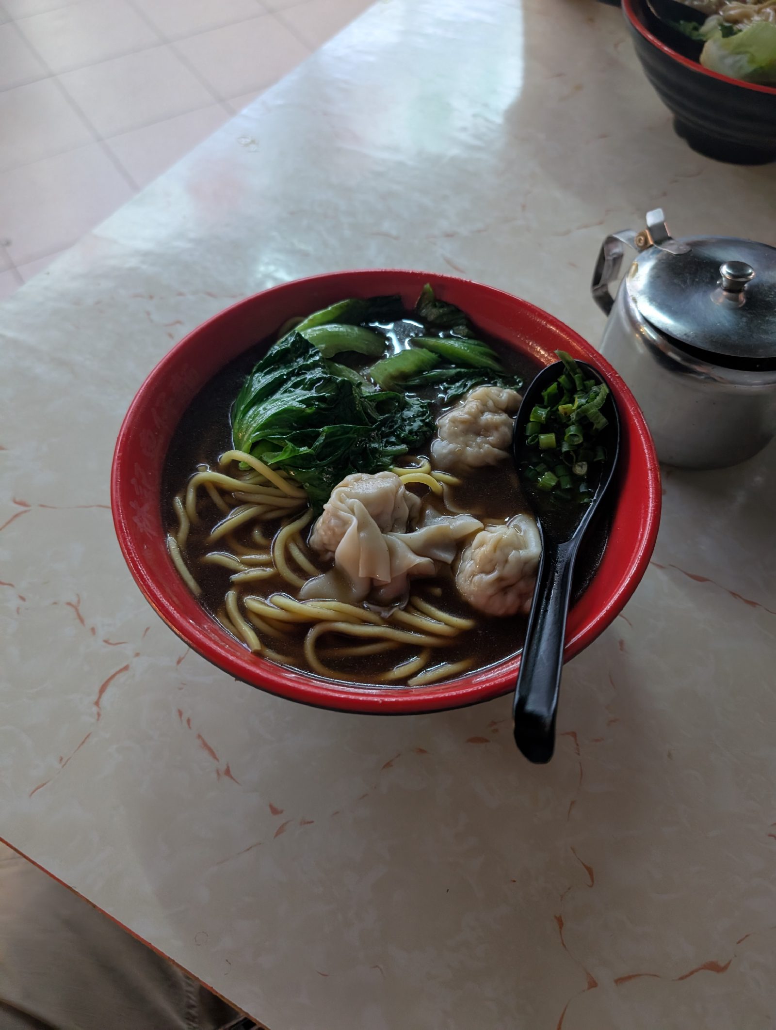 Simple lunch (top item on the menu above for 26HKD)