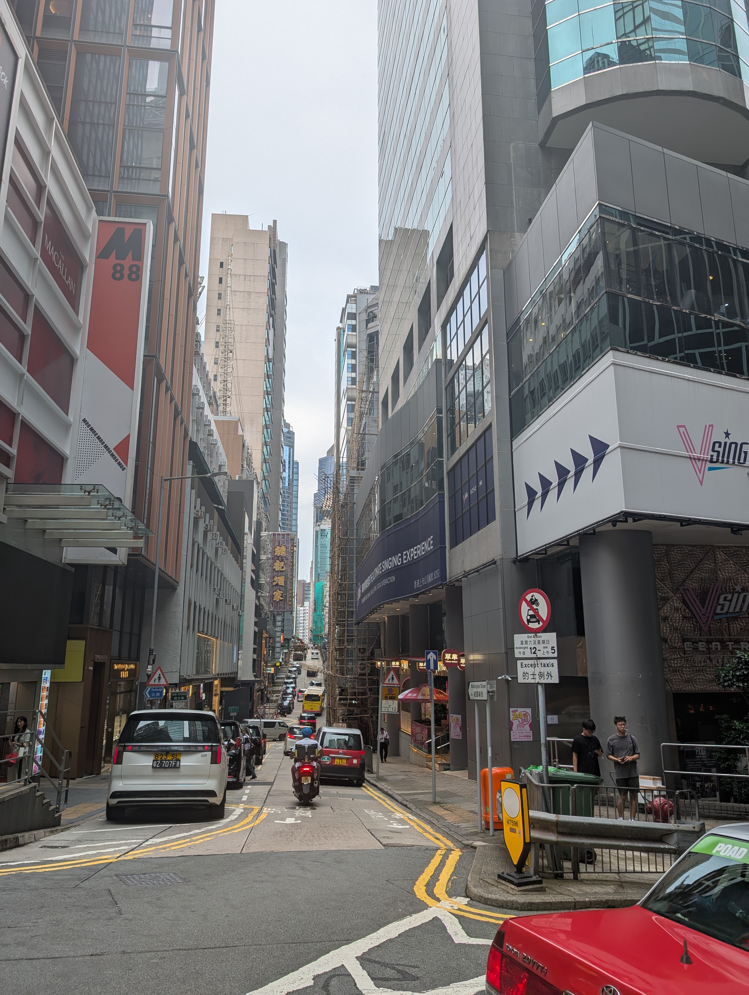 Simple shot of the streets on HK Island