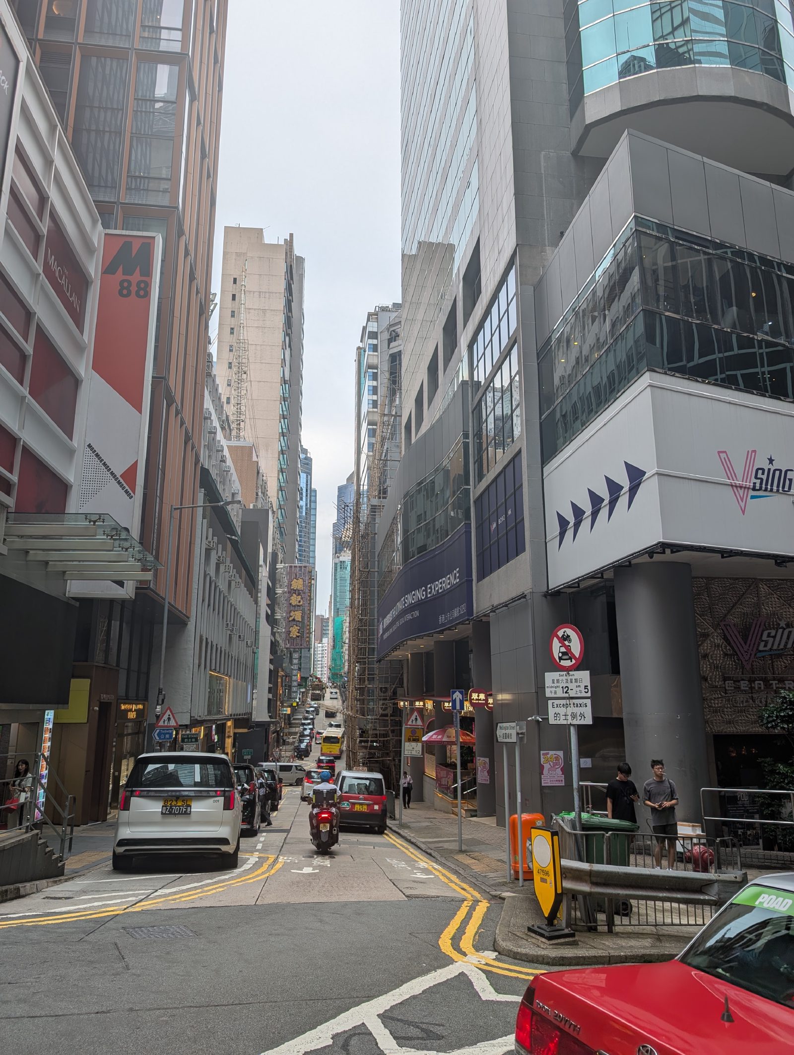 Simple shot of the streets on HK Island
