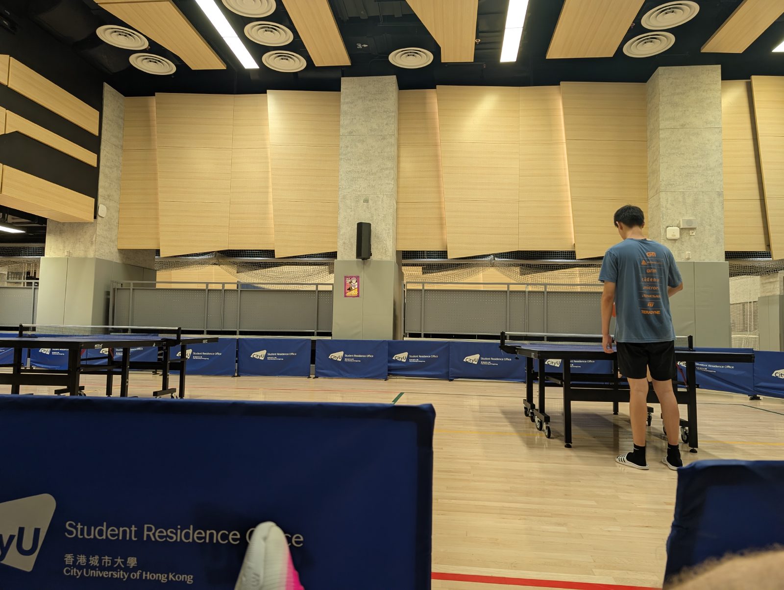 Table Tennis (with an intentional peek at the new shoes)